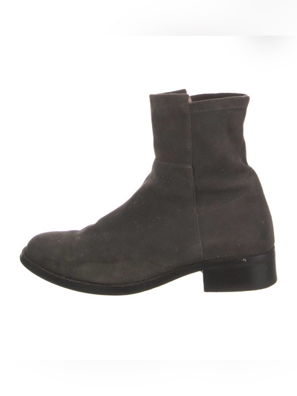 Stuart Weitzman Grey Suede Sock Boots 5.5